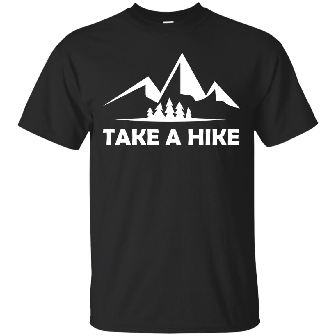Take A Hike Hiking Lovers T-shirt Black