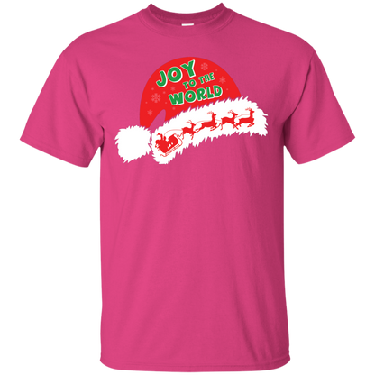 Christmas T-shirt Joy To The World Heliconia