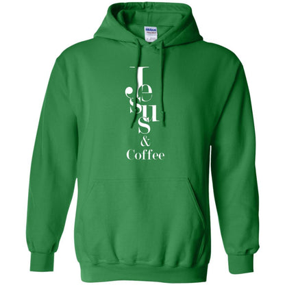 Merry Christas T-shirt Jesus And Coffee Irish Green