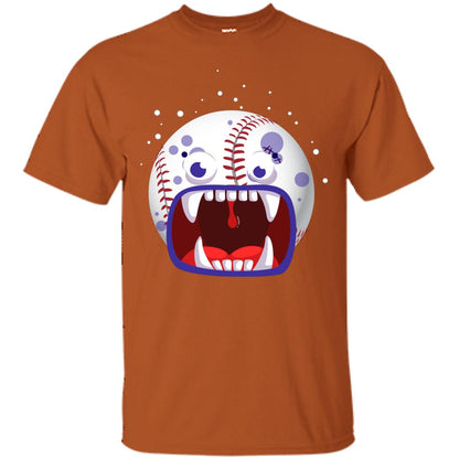 Baseball Halloween Shirt Texas Orange