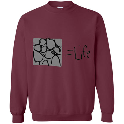 Cobblestone Equals Life Video Game Gamers Shirt Maroon