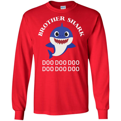 Brother Shark Family Shark Shirt Red