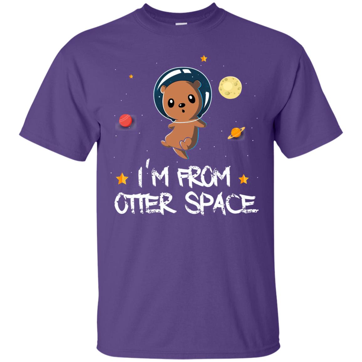 I_m From Otter Space Lovely Otter T-shirt Purple