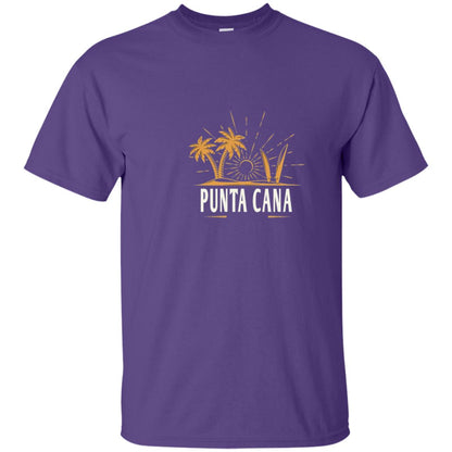 Punta Cana Vintage Beach T-shirt Purple