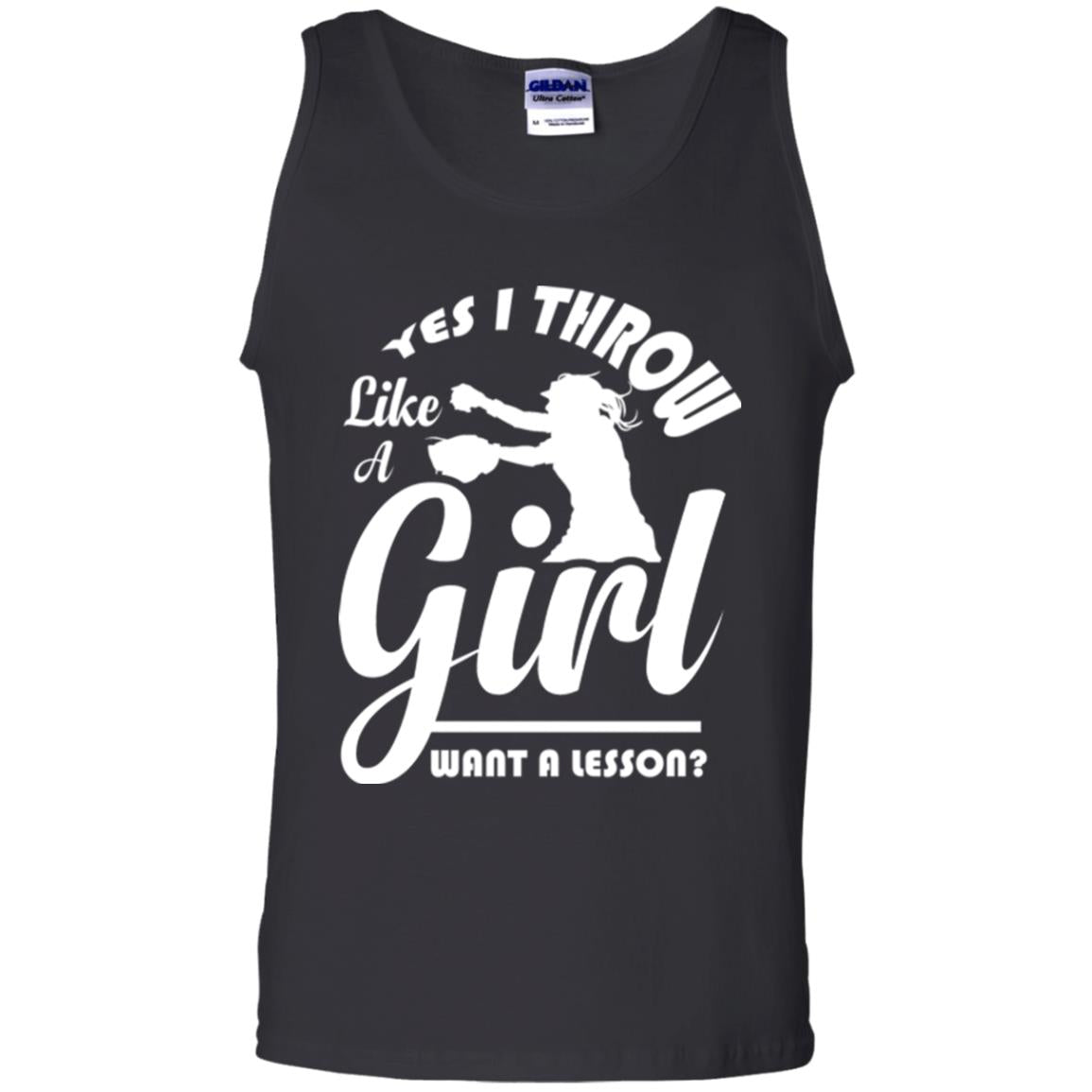 Softball T-shirt Yes I Throw Like A Girl Want A Lesson Black