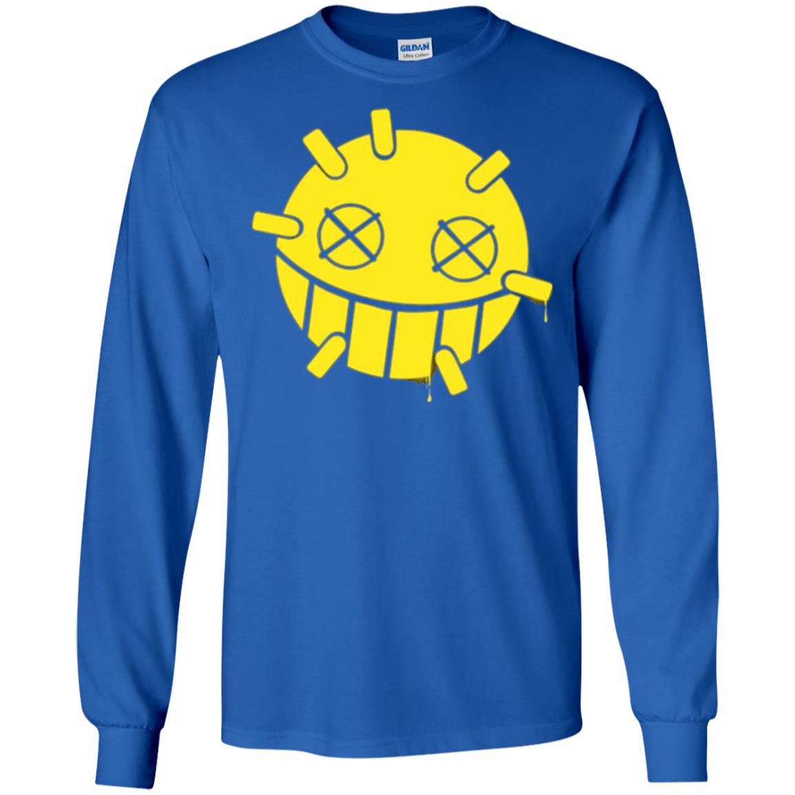 Overwatch Junkrat Smiley Spray T-shirt Royal