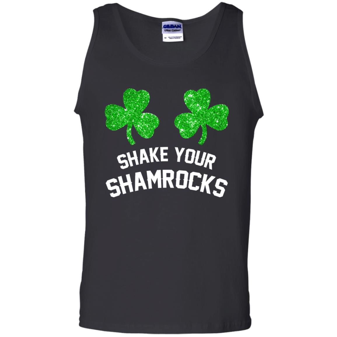 Shake Your Shamrocks St. Patrick_s Day T-shirt Black