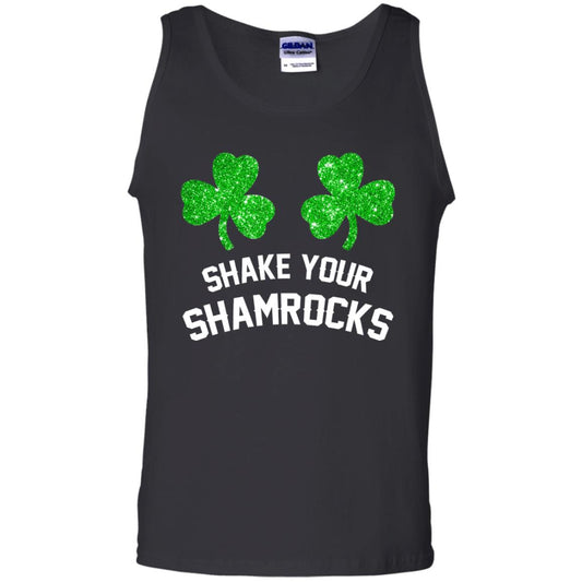 Shake Your Shamrocks St. Patrick_s Day T-shirt Black