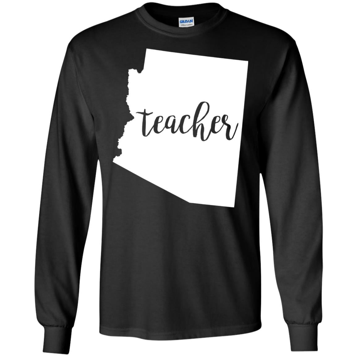 Arizona Teacher Home State Back To School Shirt Black