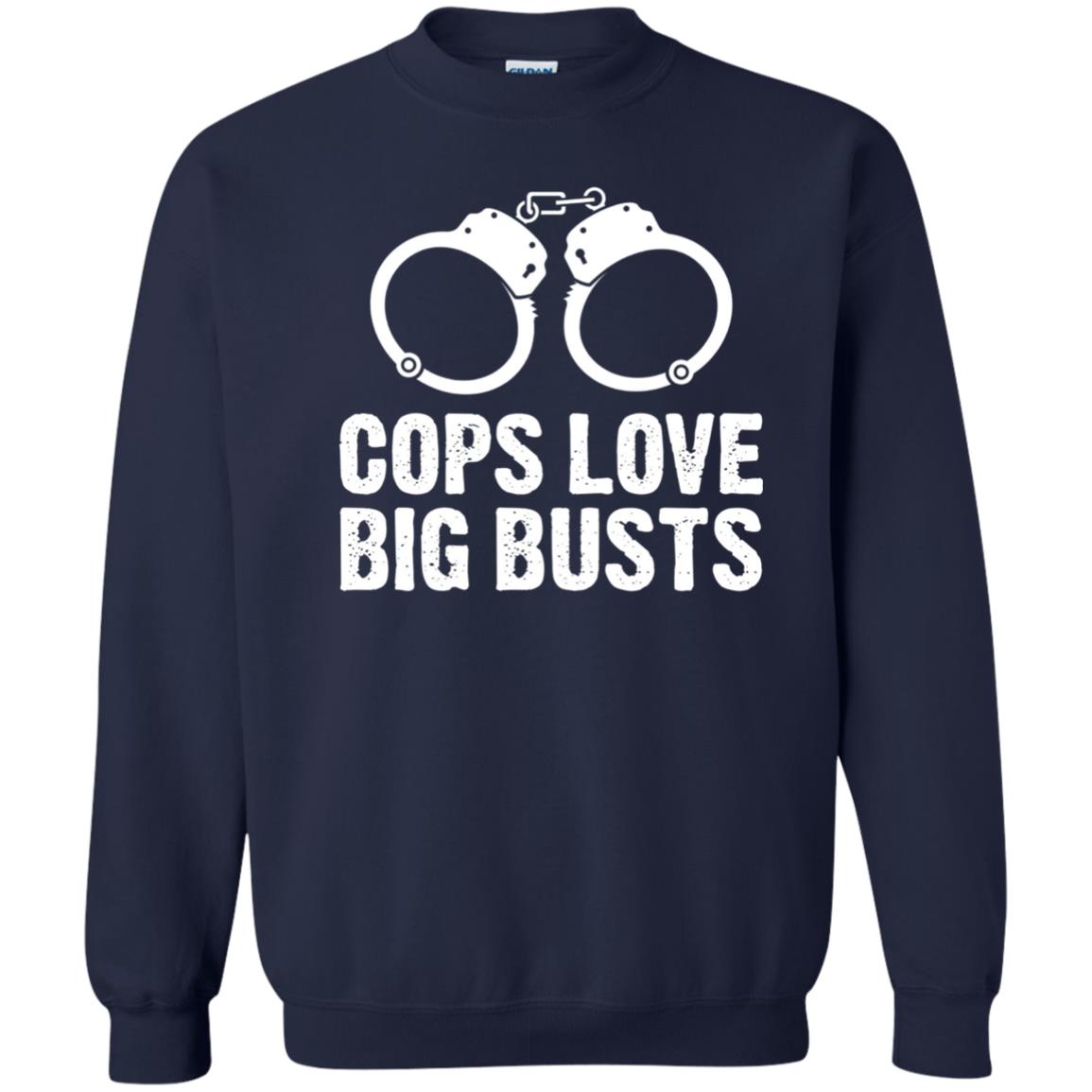 Cops Love Big Busts Usa Police Shirt Navy