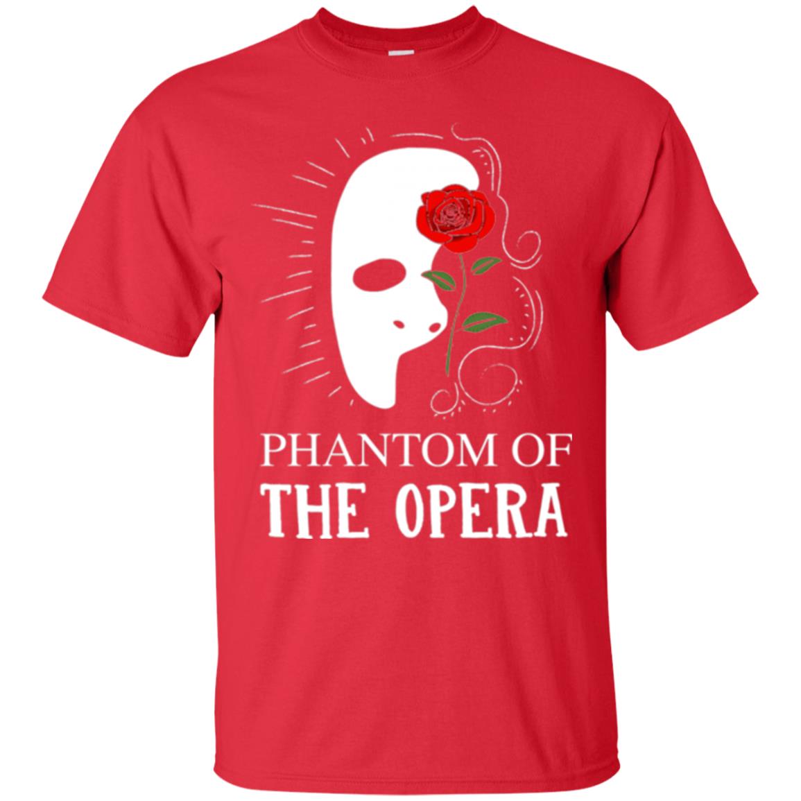 Phantom And The Opera Roses T-shirt Red