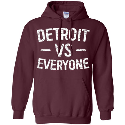 Detroit Vs Everyone T-shirt Maroon