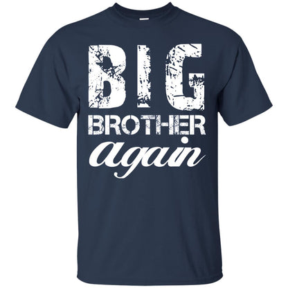 Big Brother Again T-shirt New Baby Navy