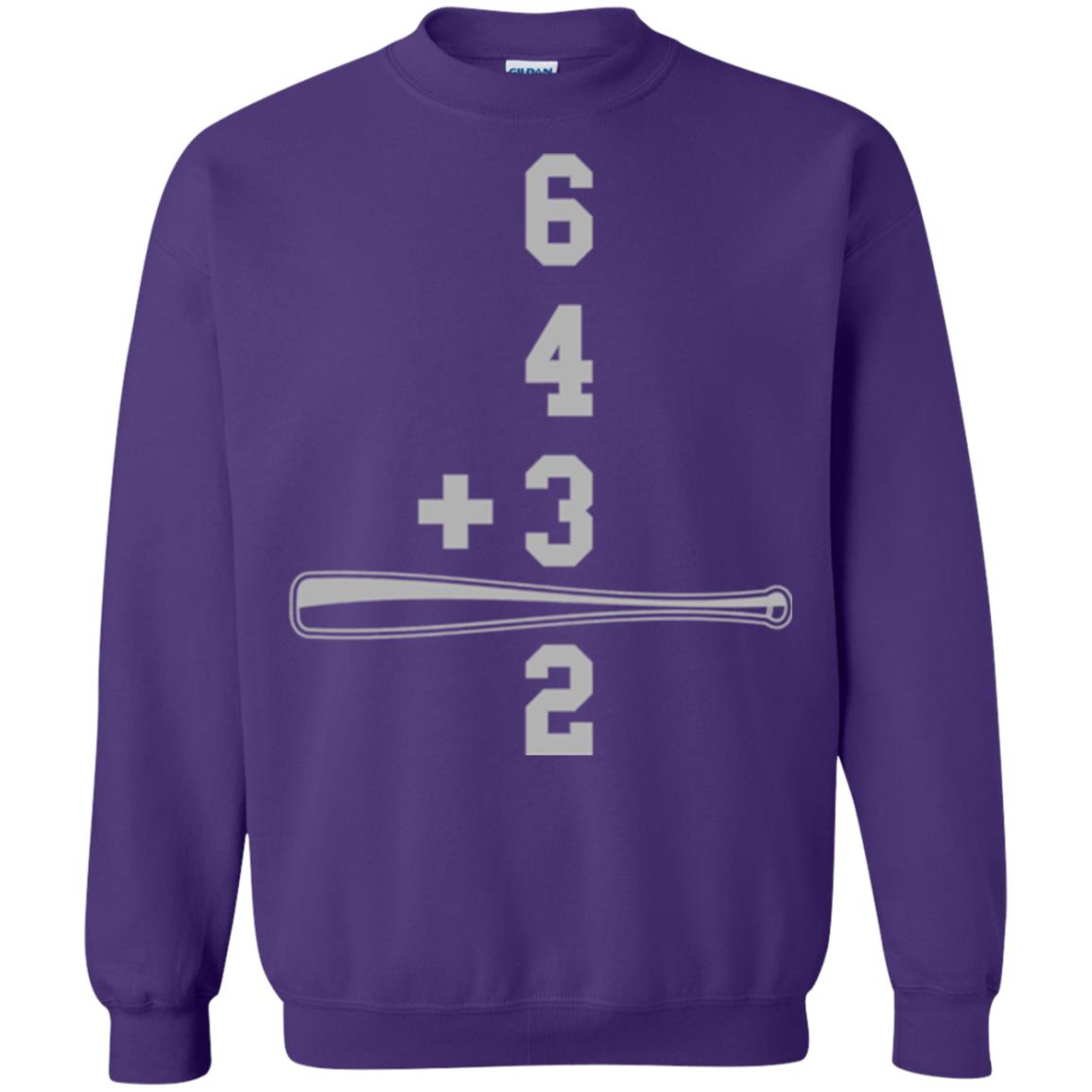Baseball And Math Lovers T-shirt Purple