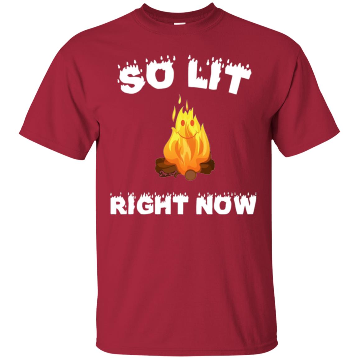 So Lit Right Now Camper T-shirt Cardinal
