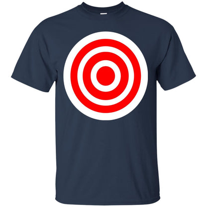 Funny Practice Bulls Eye Board Game Target T-shirt Navy