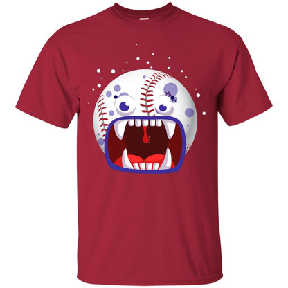 Baseball Halloween Shirt Cardinal