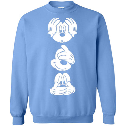 Cartoon T-shirt Disney Mickey Mouses Graphic Carolina Blue