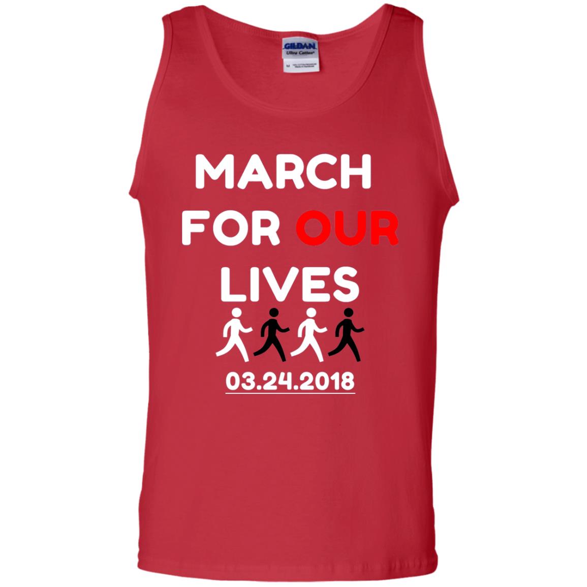March For Our Lives Gun Control T-shirt Red