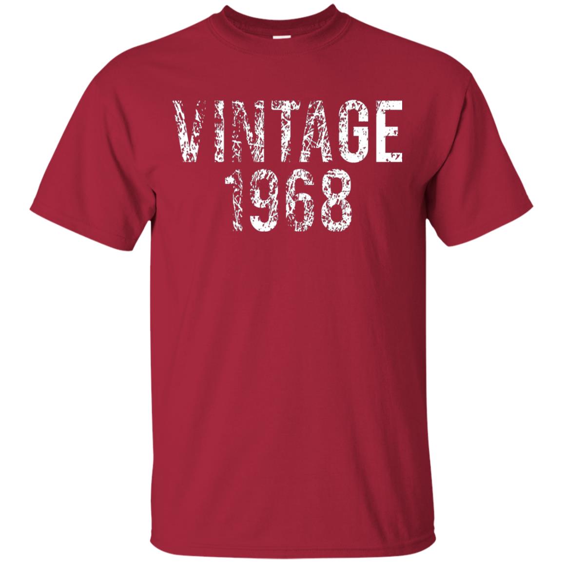 Vintage 1968 50th Birthday Shirt Cardinal