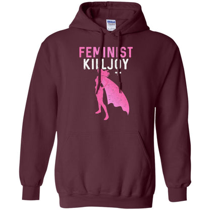 Feminist Killjoy Proud Female T-shirt Maroon