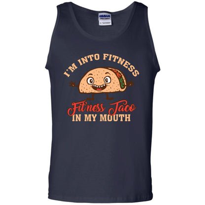 I’m Into Fitness Fit’ness Taco In My Mouth Taco Lover T-shirt Navy