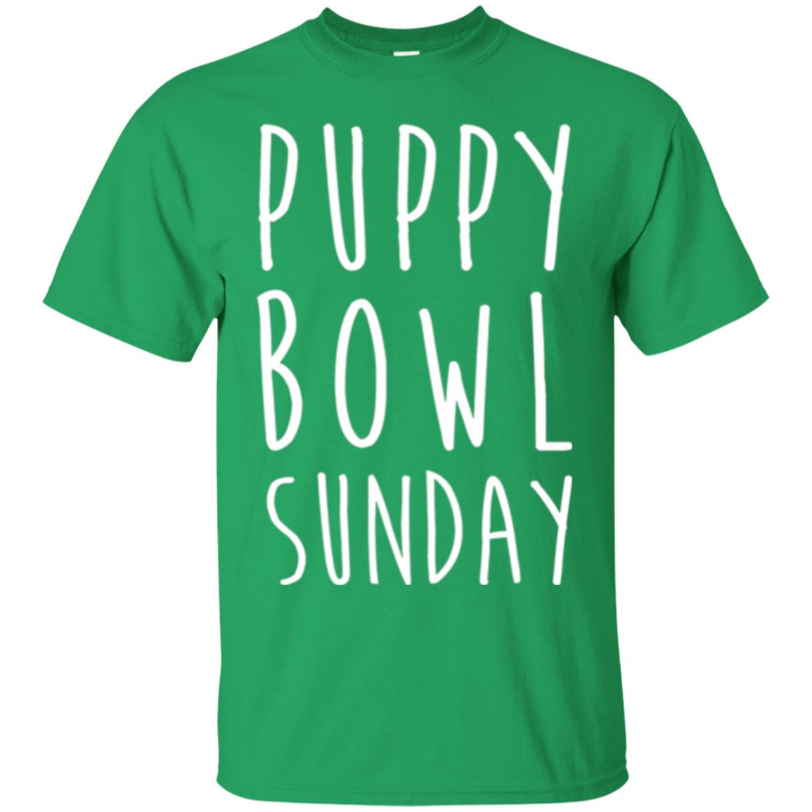 Football Dog Lover T-shirt Puppy Bowl Sunday T-shirt Irish Green
