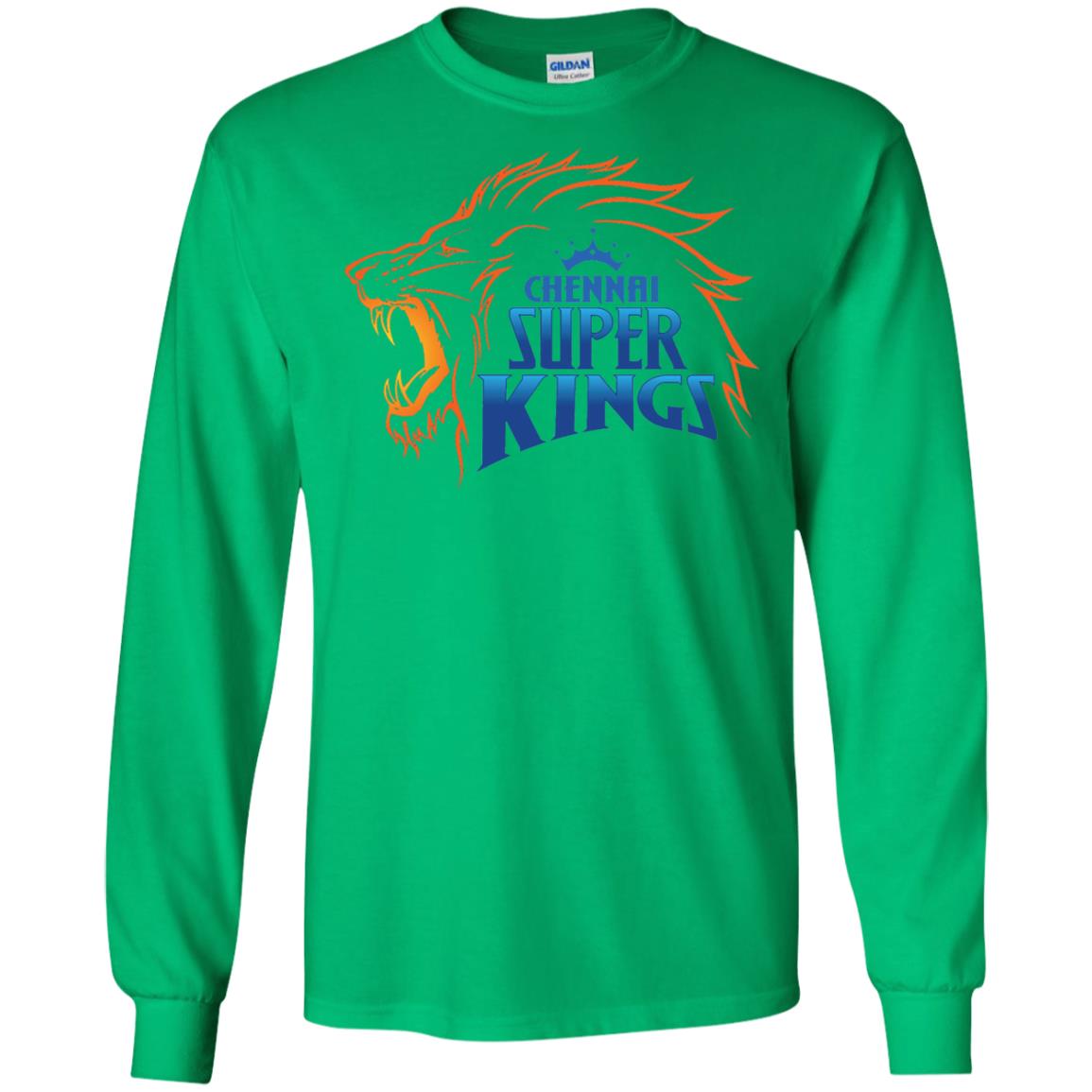 Chennai Super Kings Cricket Fans 2018 T-shirt Irish Green