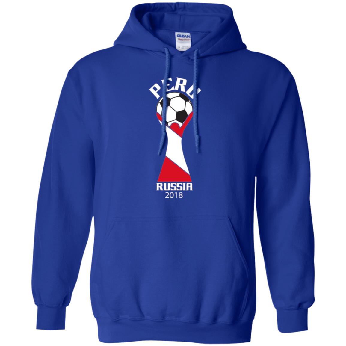 Football Lovers T-shirt Peru Russia 2108 Royal