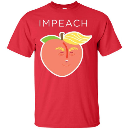 Anti Trump Peach Emoji T-shirt Impeach Donald Red