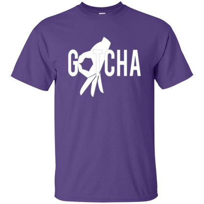 Gotcha Finger Circle Game T-shirt Purple