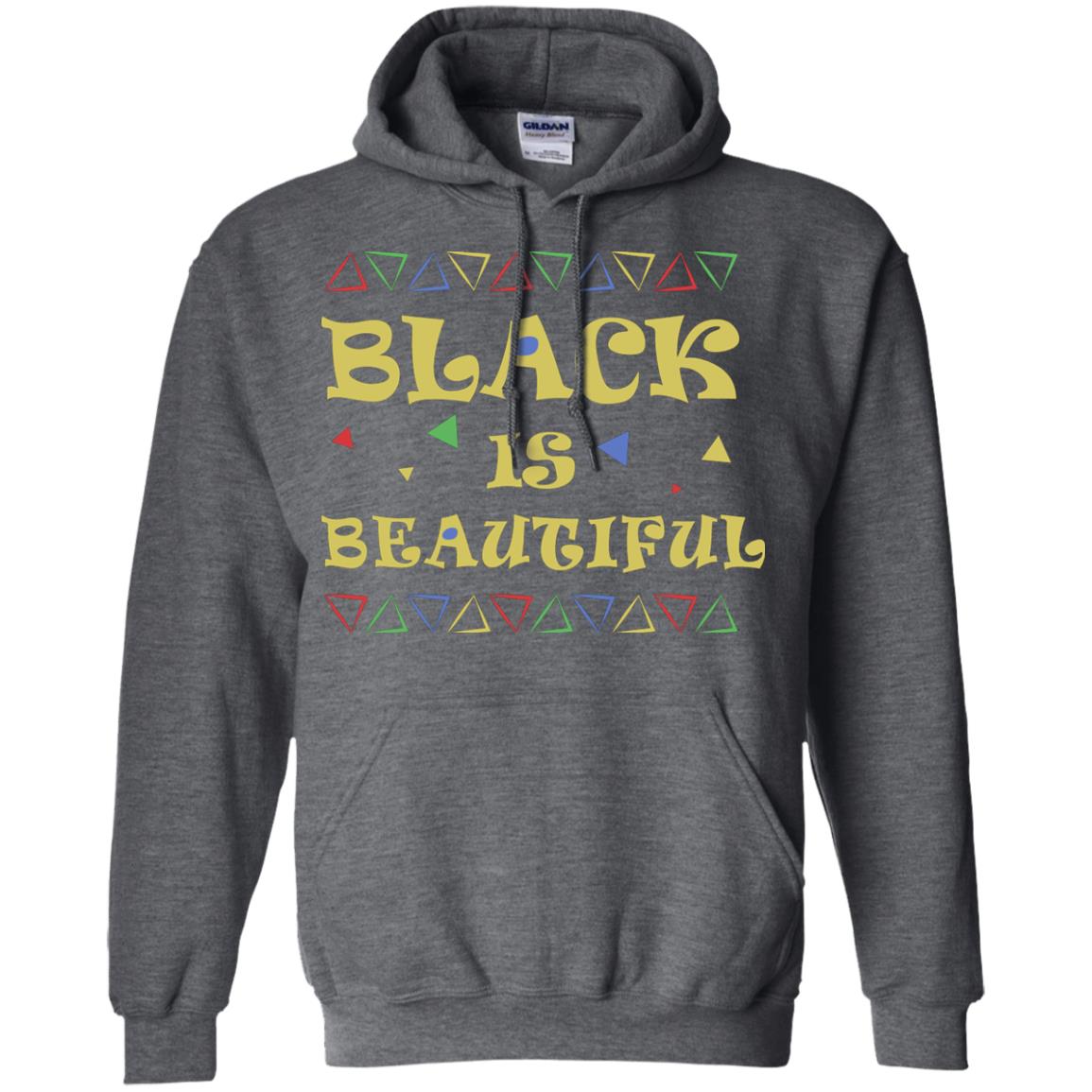 African American T-shirt Black Is Beautiful Dark Heather