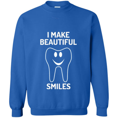 Dentist T-shirt I Make Beautiful Smiles Royal