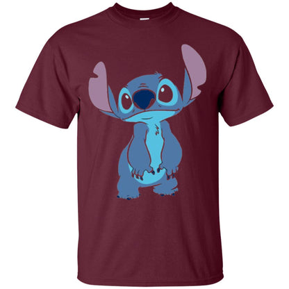 Disney Stitch Ohana T-shirt Maroon
