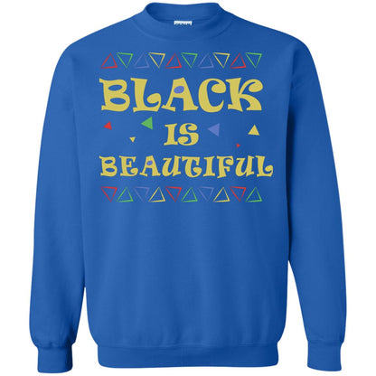 African American T-shirt Black Is Beautiful Royal