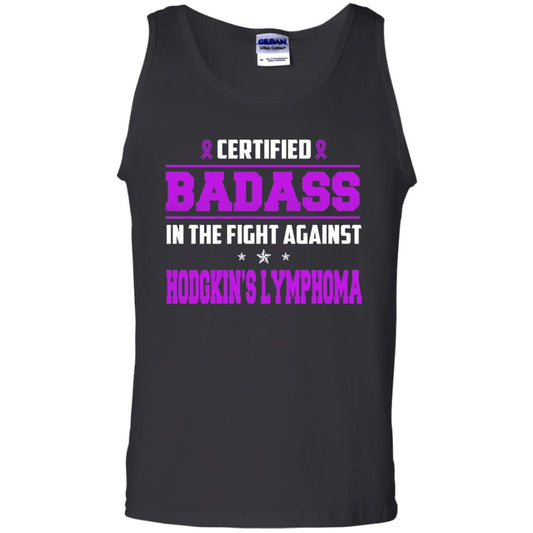 Certified Badass Against T-shirt Hodgkin_s Lymphoma Black
