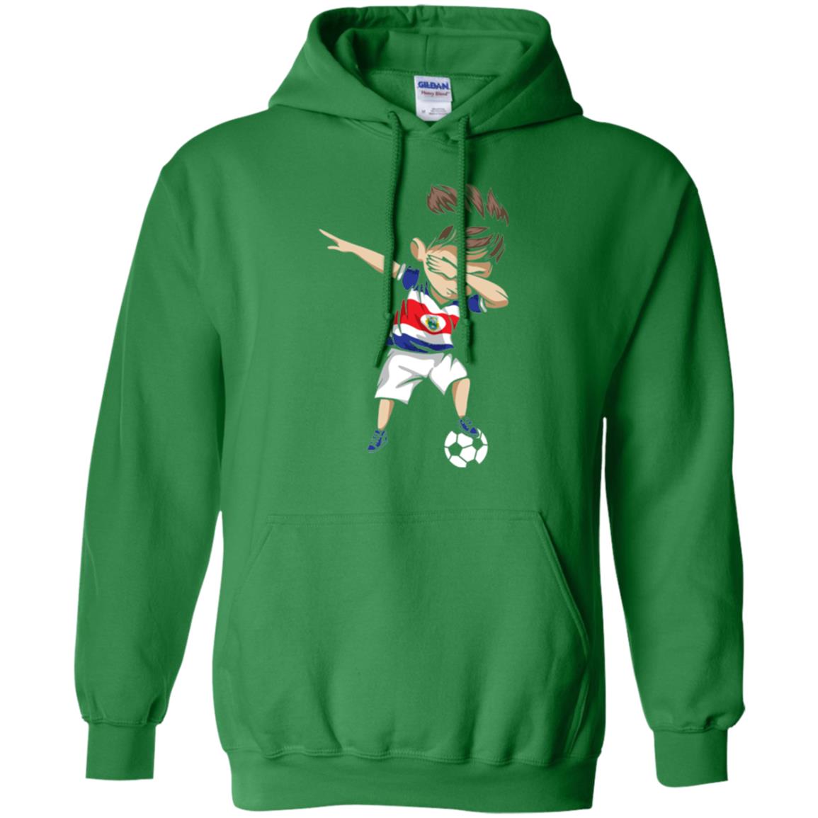 Dabbing Soccer Boy Costa Rica Jersey Football Shirt Irish Green
