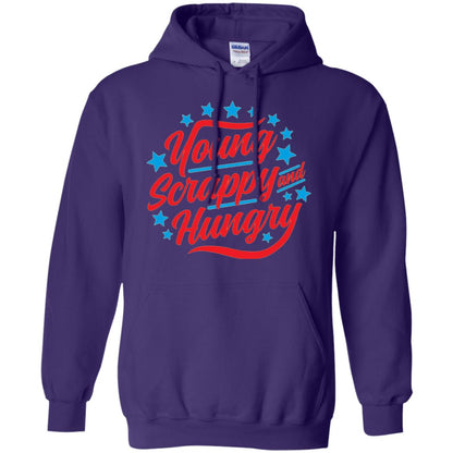 Hamilton T-shirt Young Scrappy And Hungry Purple