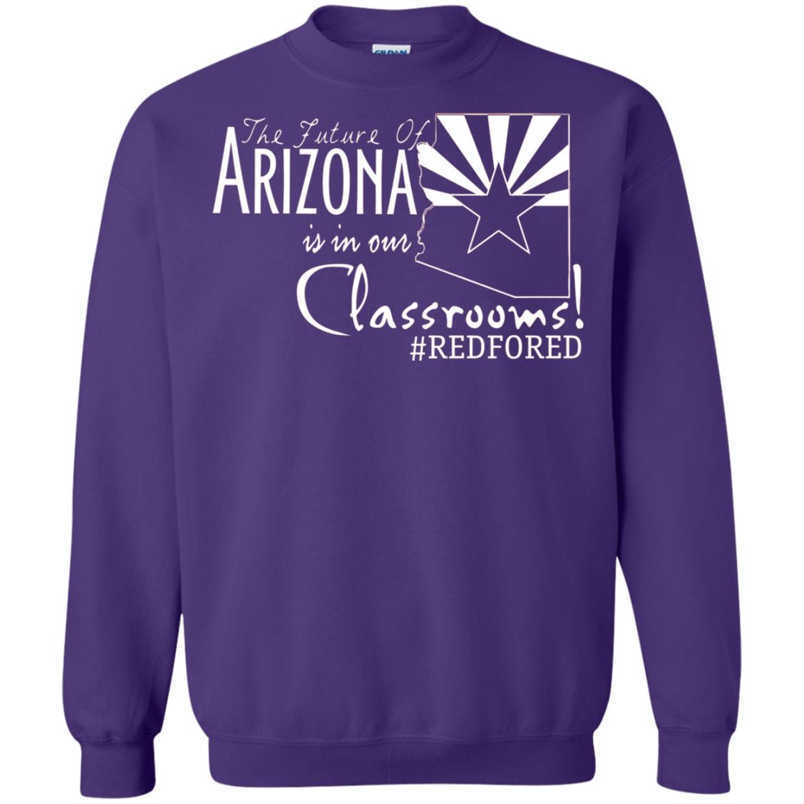 Arizona Teacher Tshirt The Future Of Arizona Is In Our Classrooms Purple