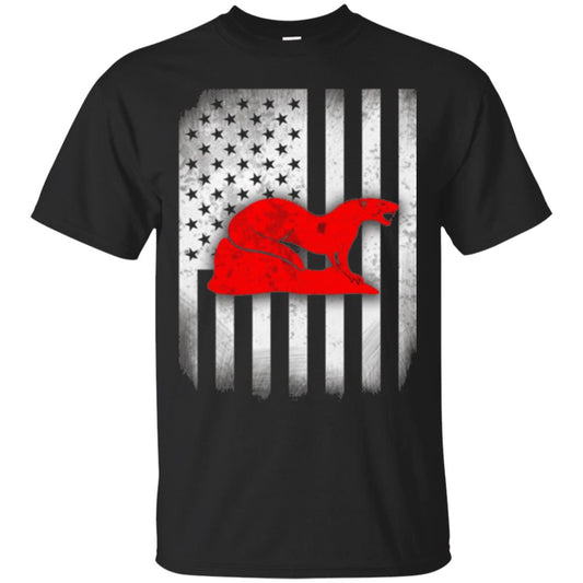 Mongoose Flag Of United States T-shirt Black