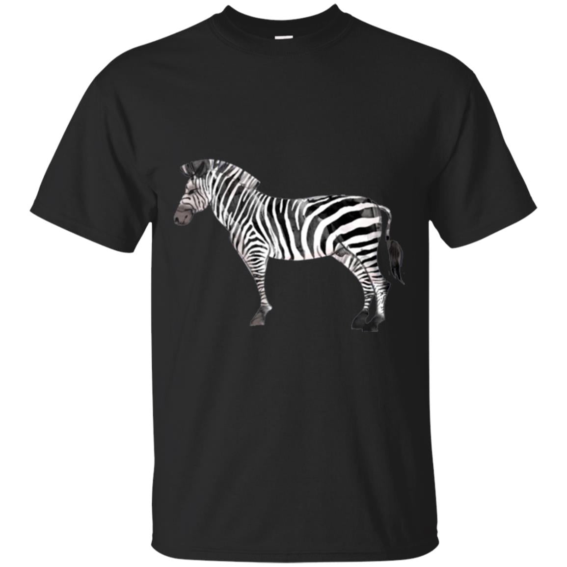 Awesome Zebra T-shirt Black