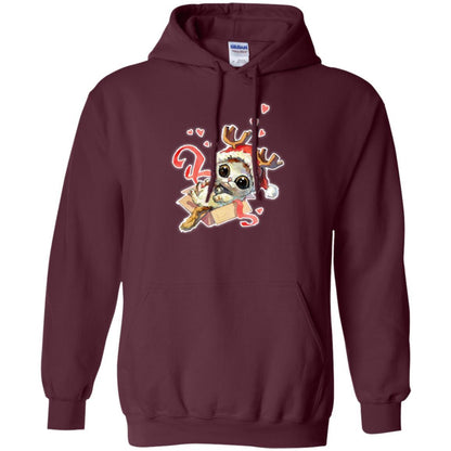 Cat Lover T-shirt Merry Christmas Maroon