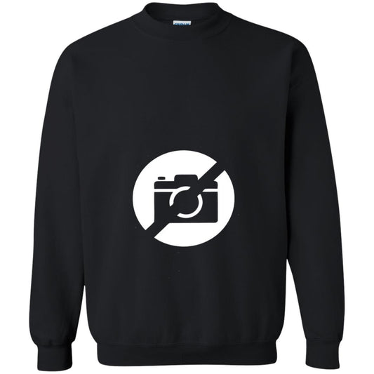 Just No Pictures Image T-shirt Black