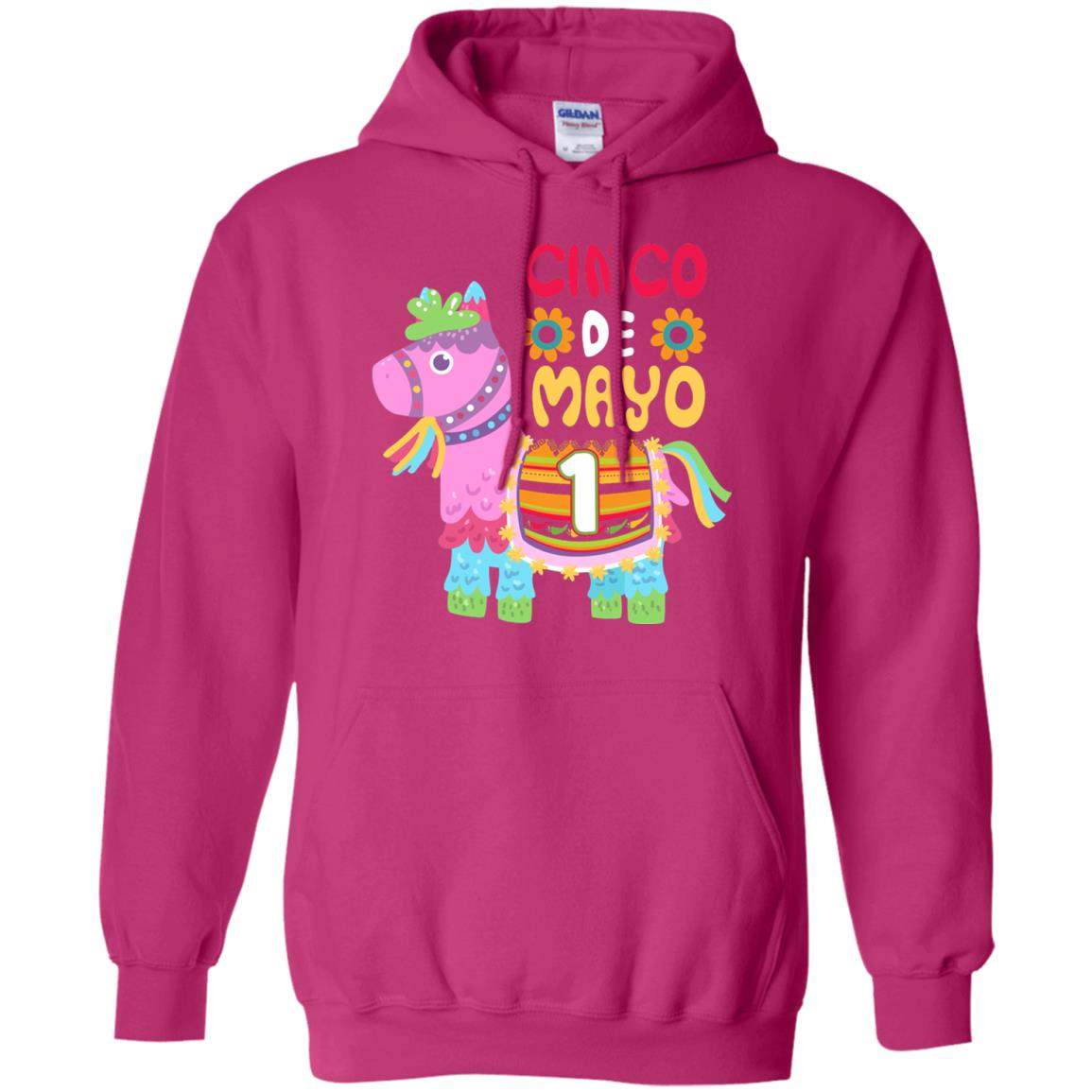 Cinco De Mayo Pinata Jockeys Horse Race 1st Birthday T-shirt Heliconia