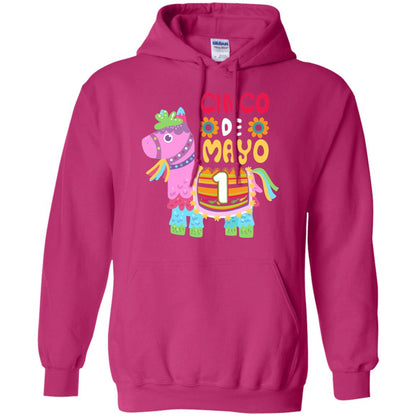 Cinco De Mayo Pinata Jockeys Horse Race 1st Birthday T-shirt Heliconia
