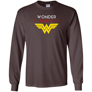 Wonder Nurse ShirtG240 Gildan LS Ultra Cotton T-Shirt