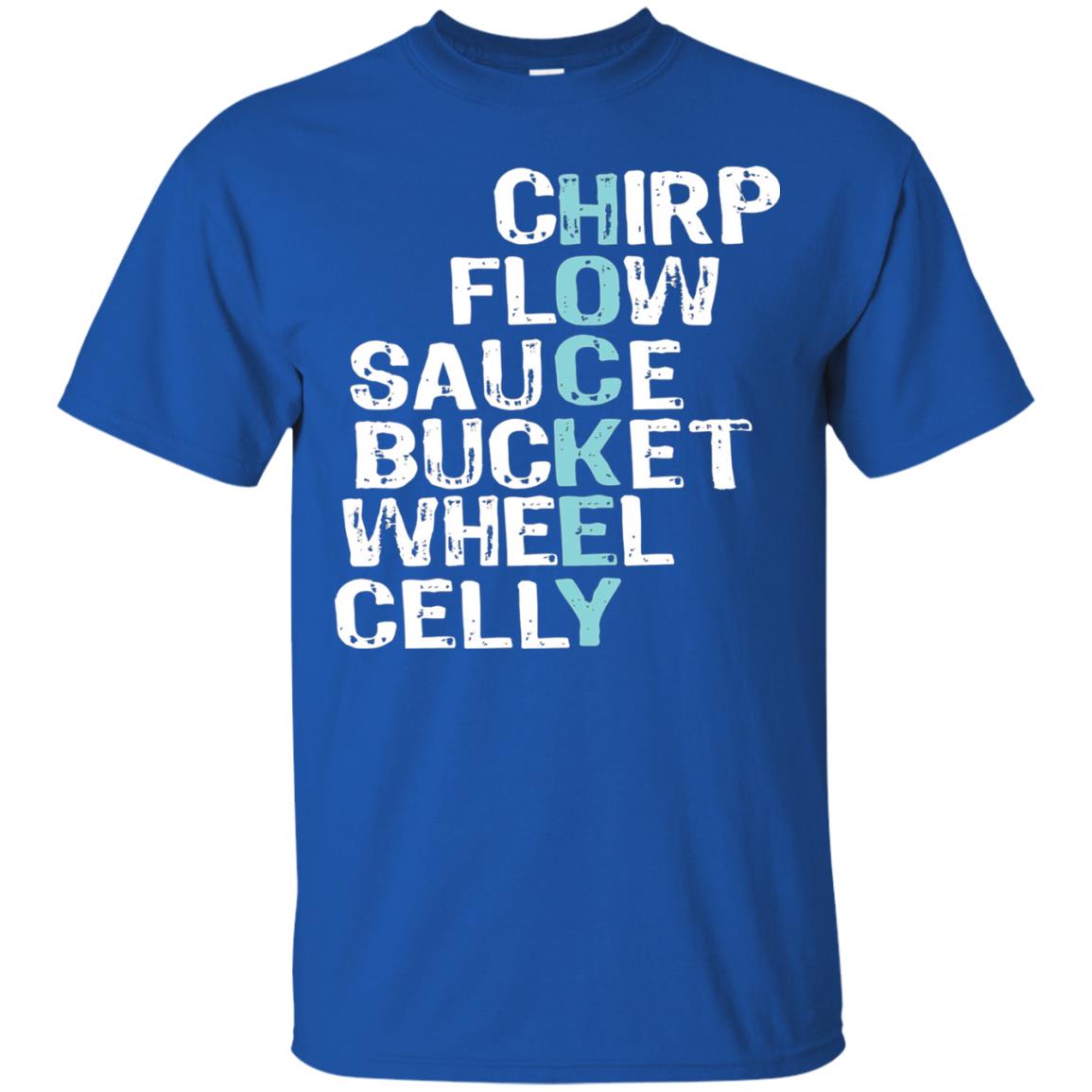 Eat Sleep Hockey Flow Celly Sauce Bucket Flow Wheel Shirt Royal