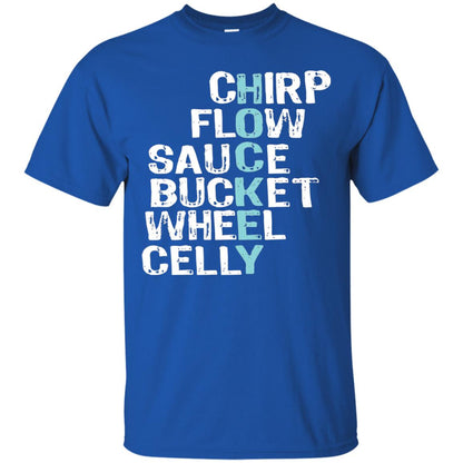 Eat Sleep Hockey Flow Celly Sauce Bucket Flow Wheel Shirt Royal