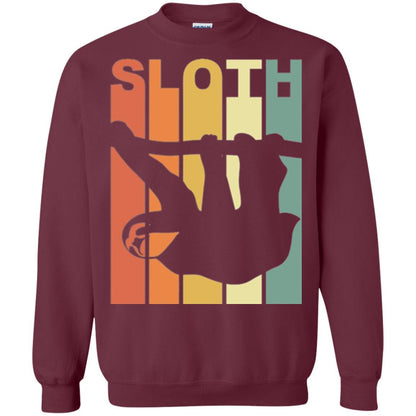 Vintage Sloth T-shirt Maroon