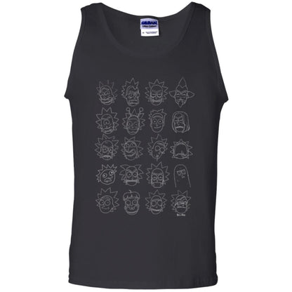 Movie T-Shirt The Many Faces Of Rick Black